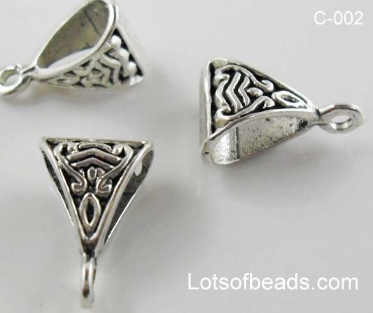 Tibet silver filigree bail